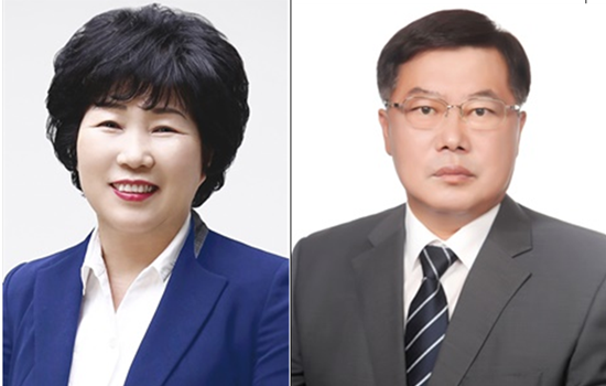 진도군의회 의장 박금례 의원, 부의장 정순배 의원