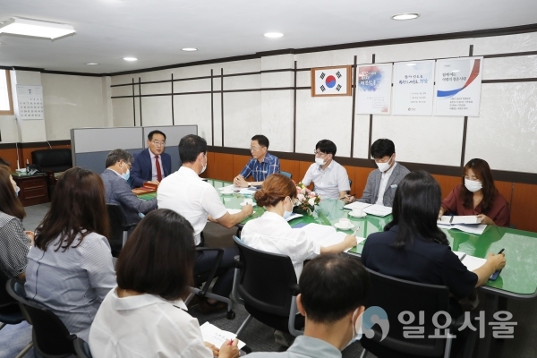 백삼종 권한대행 민원실무담당자 간담회 권한대행과 함께
