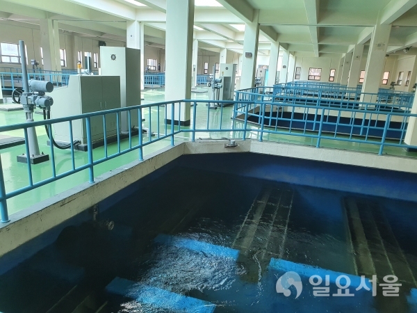 김포시상하수도사업소 여과지 사진