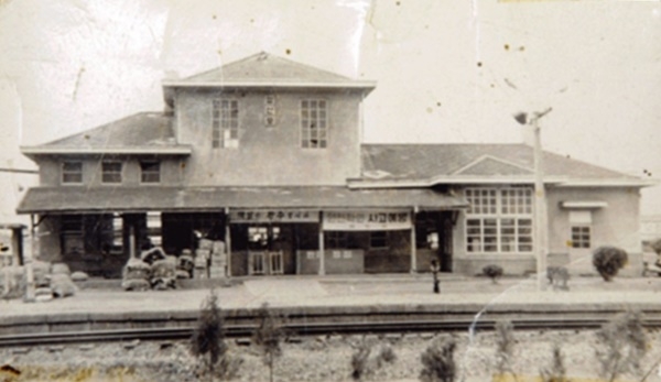 1969년 신축된 영산포역 당시 사진