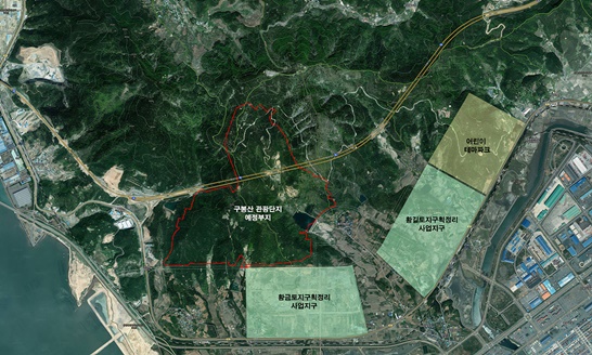 구봉산관광단지 조성사업이 본격화 될 가운데 토지 매입이 개시됐다.