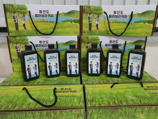 청산도 발아보리 액상 커피