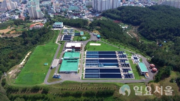 진주시 2정수장 전경