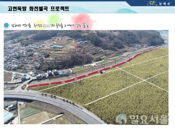 고현 둑방 화전별곡 프로젝트 조감도