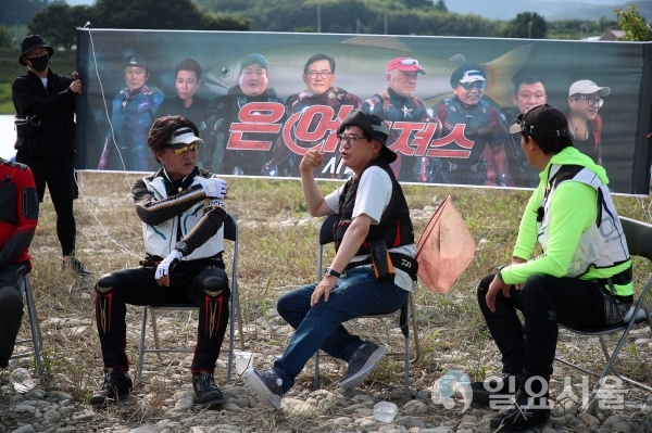 도시어부2 산청 신안면 원지둔치서 은어낚시 촬영