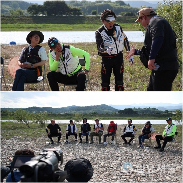 도시어부2 산청 신안면 원지둔치서 은어낚시 촬영