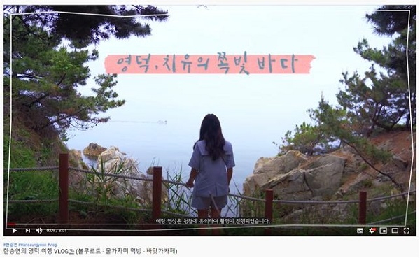 동남아 5개국 대상 유튜브 광고 사진.