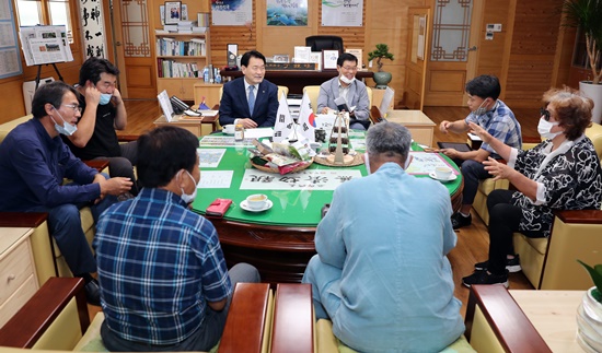 아마존 관계자 수출확대협의 현장