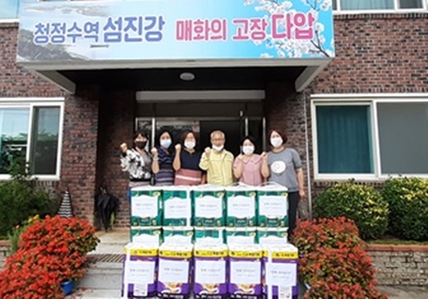 광양시여성단체협의회, 수해 입은 다압면 찾아 생필품 전달