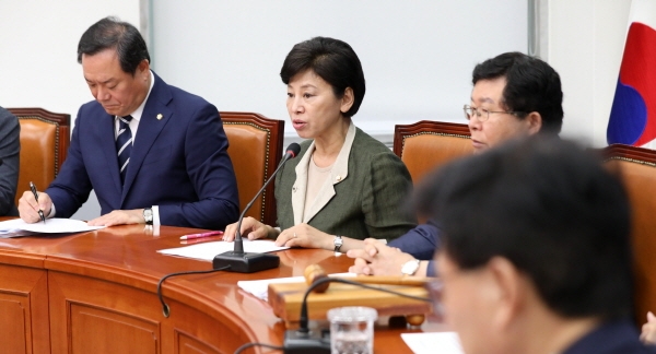 발언하는 남인순 민주당 최고위원[뉴시스]