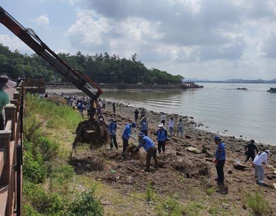 목포시, 연휴3일 반납하고 해양쓰레기 수거에 안간힘
