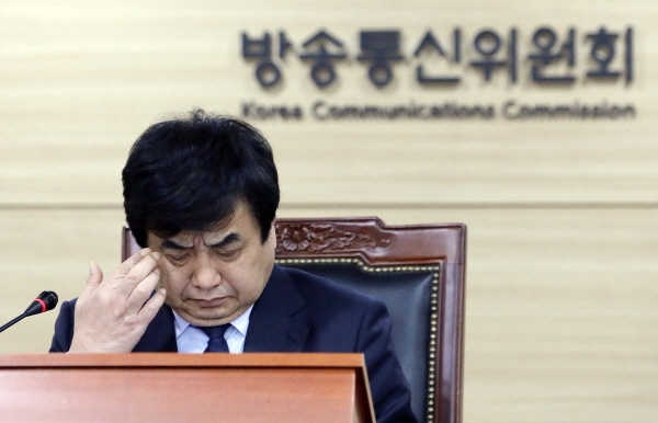 한상혁 방송통신위원회 위원장. [뉴시스]