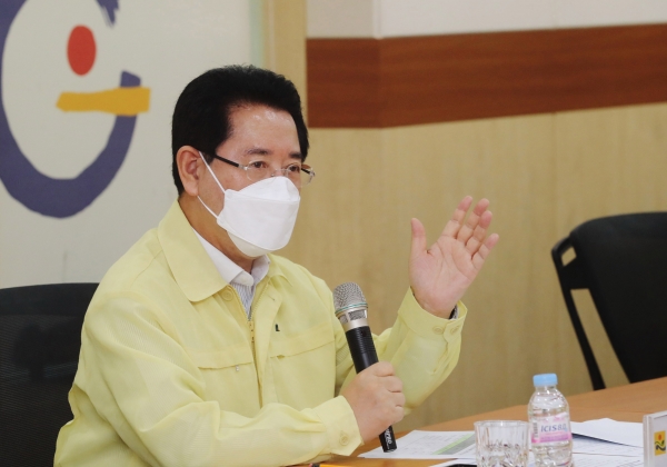 광양시 코로나19 대책상황실 방문