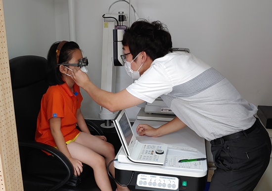 전남 강진군 드림스타트 안경지원 사업 현장