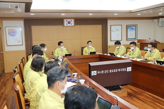 영암군이 제8호 태풍‘바비’대비 비상대응체제를 강화했다.