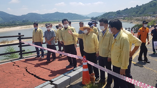 광양시가 진월·다압면을 특별재난지역 선포했다.