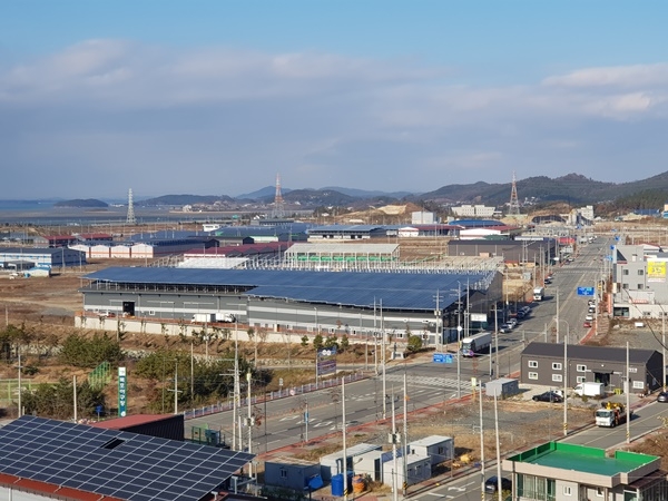 전남 목포시의 대양산단이 신재생에너지산업 지원거점으로 육성된다(대양산단 전경).