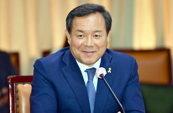 인사말 이형석 당선인[뉴시스]