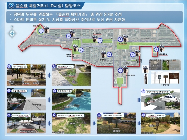 기후변화 대응‘물순환도시 대전만들기’본격 추진_물순환 체험거리 탐방코스