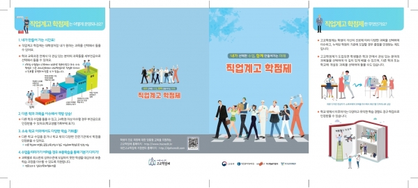 직업계고 학점제 학생용 리플릿