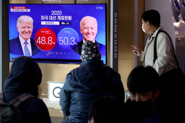 '미국 대선 개표 현황은?' [뉴시스]
