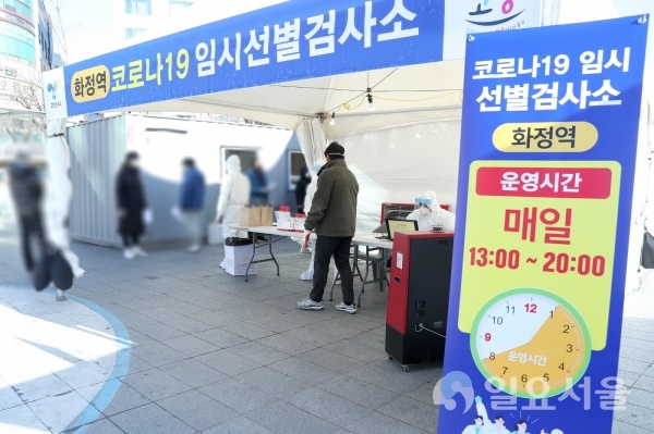 고양시, 코로나19 확진자 1월 10일 이후 급감