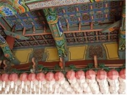 극락보전 충량 3본