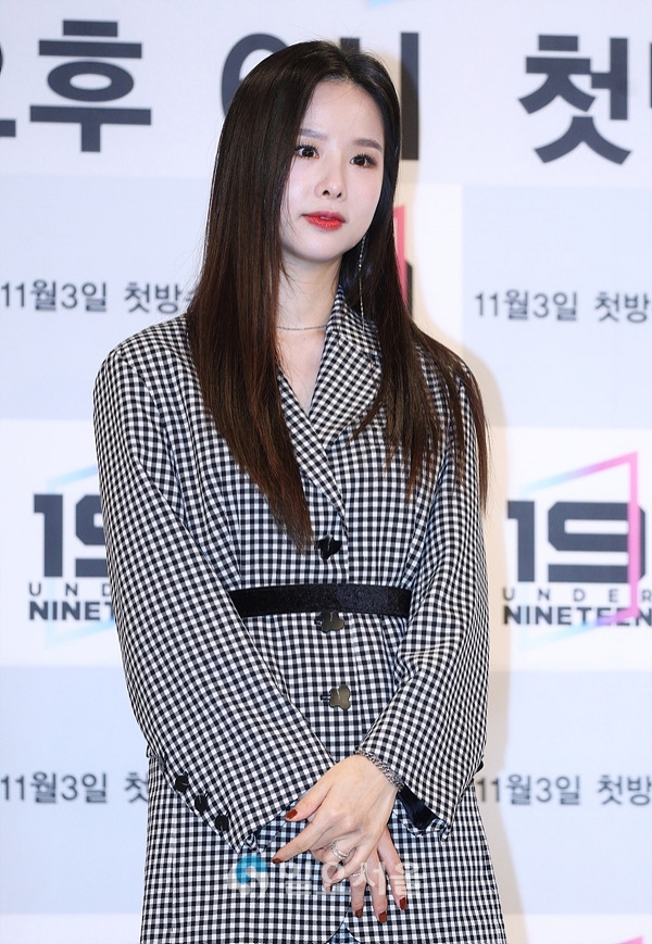 MBC예능 언더나인틴 제작발표회에 참석한 EXID 솔지