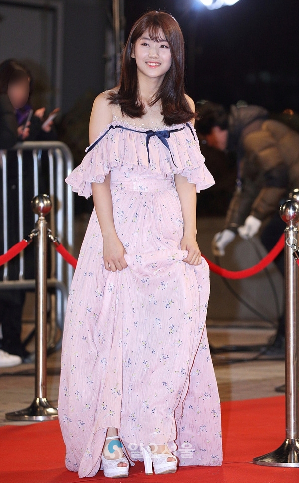 2018 KBS 연기대상 레드카펫 행사에 참석한 박가람