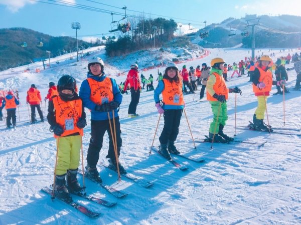 지난해 어린이 스키캠프 모습. (사진=서울시 제공)