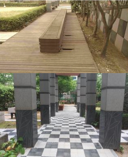 지난해 7월, 서울대입구아이원 공원보도 보수 완료(전후사진).