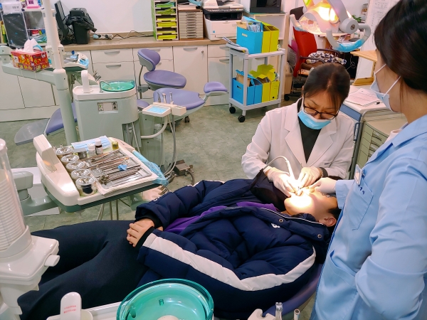 치과주치의사업 구강검진 사진
