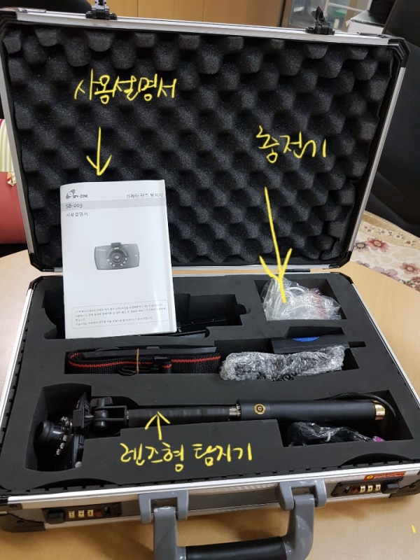 ‘불법촬영카메라 설치 점검 기기’ 구성 모습
