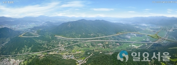 창원시 지개~남산간 연결도로 민간투자사업 조감도     © 창원시 제공