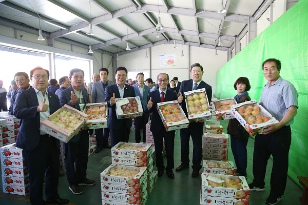 청도군(군수 이승율)과 청도농협, 산서농협이 지난 13일 일제히 농산물 공판장 개장식을 개최했다.