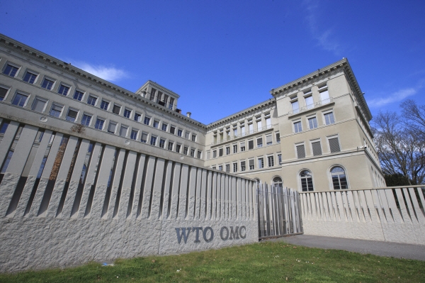 스위스 제네바에 위치한 세계무역기구(WTO) 본부의 모습. [뉴시스]