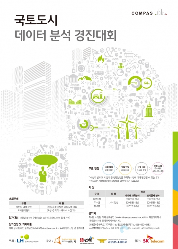 데이터 분석 경진대회 포스터  © 김해시 제공