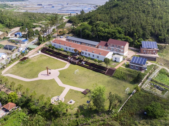 전남 신안군생태교육원의 전경