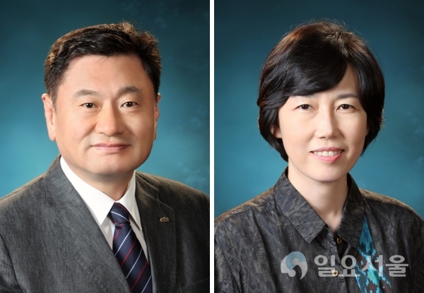 [좌부터] 을지재단 박준영 회장, 을지대학교 홍성희 총장