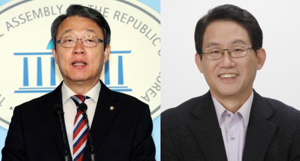 (왼쪽) 김성식 의원 [뉴시스]. (오른쪽) 유기홍 전 의원 [선거통계시스템]