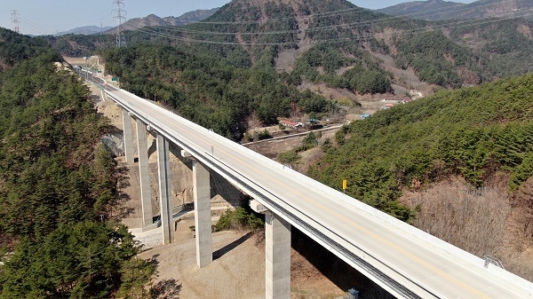 울진~봉화 간 국도36호선 4월 1일 완전 개통.