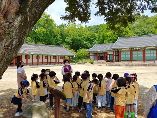 나주향교 굽은 소나무학교, 예절학당 향교 역사 알기 교육 장면