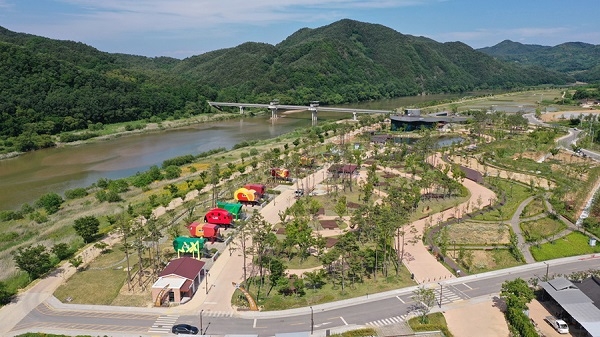 가족형 체험관광지구 삼강문화단지 삼강나루 캠핑장.