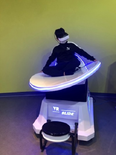 울진과학체험관 가상현실((VR) 스포츠 체험물.