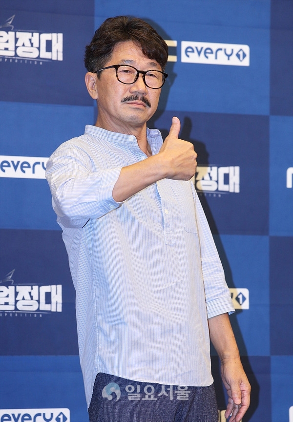 예능 요트원정대 제작발표회에 참석한 김승진