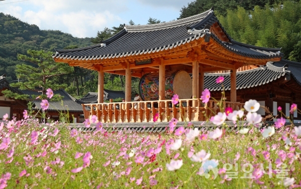 기산국악당 대고각 태평고가 있는 가을풍경