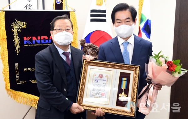 안병용 의정부시장 한국최고인물대상 수상
