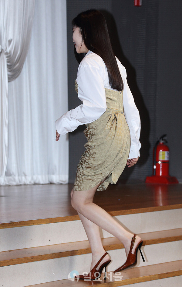 예능 싱어게인3 제작발표회에 참석한 다비치 이해리