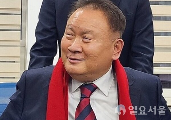 이상민 국민의힘 대전유성을 국회의원 후보. [사진 = 육심무 기자]