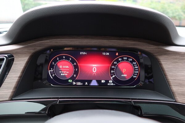 폭스바겐 아틀라스 디지털계기판 [이정하 자동차전문기자]